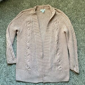 Liz Claiborne light pink cardigan sweater